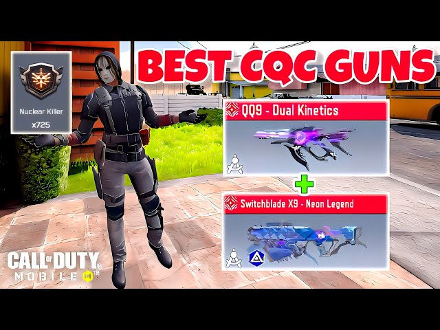 QQ9 + SWITCHBLADE X9 = Best Close Range SMGs to RUSH in CODM Ranked!