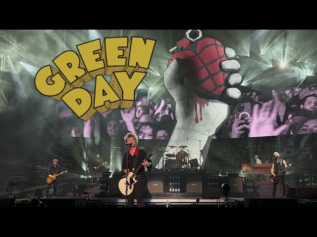 Green Day Live "Saviors Tour" Full Concert @Cincinnati, Ohio 8/22/2024 Front Row