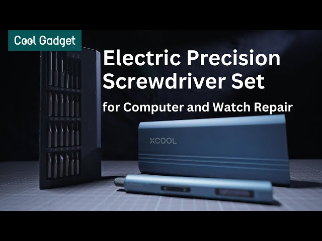 Electric Cordless Precision Screwdriver Set for Computer and Watch Repair | EDC Essentials for Men