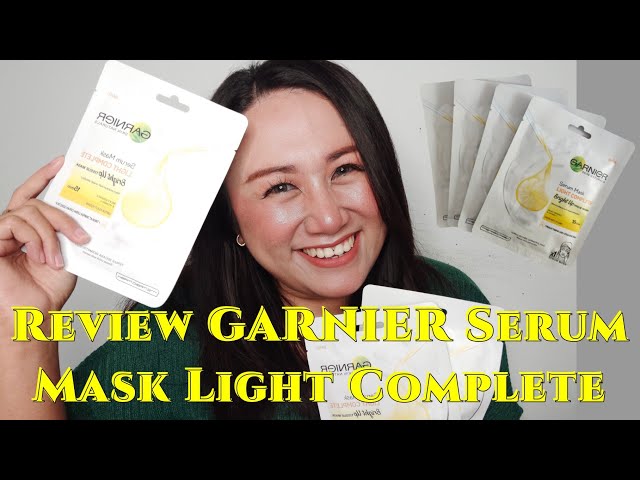 REVIEW Serum Mask GARNIER Light Complete || Garnier Skincare Routine