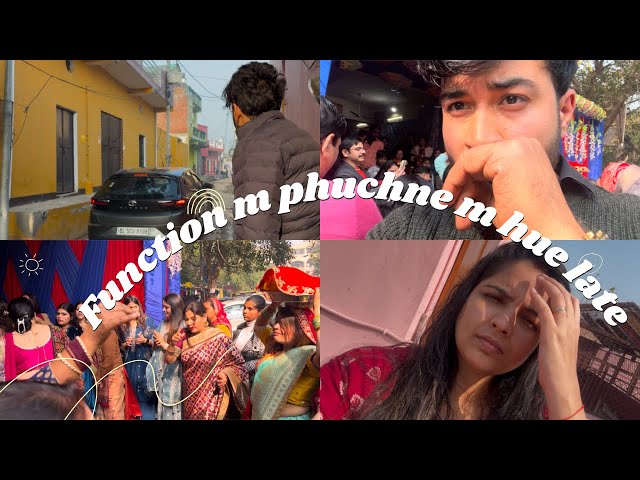 Function m Phuchne m Hue Late😳 #uncoveredsoulmate #vlog #familyfunctions #dailyvlogs #couple #couple