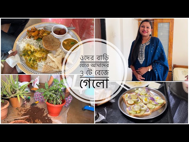 আজ গাছগুলোর খুব ভালো করে যত্ন নিলাম ||❤️❤️রাতের  Menu ছিলো Sandwich and Broccoli Soup ||