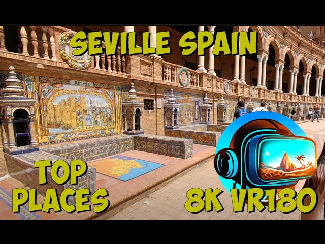 02 Seville Spain - Plaza de España 8K 4K VR180 3D Travel