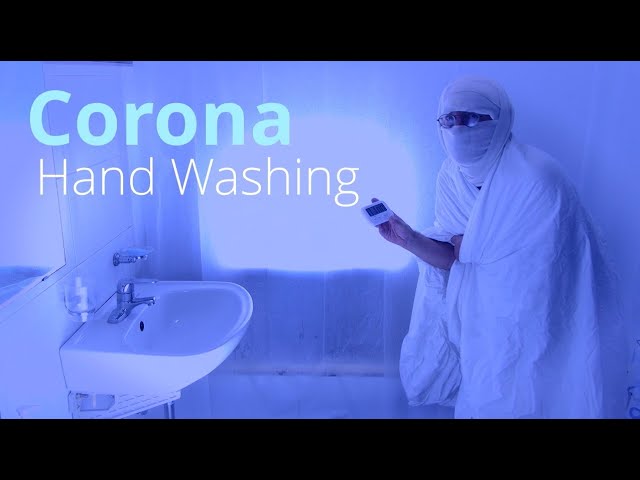 Corona hand washing Instructions (1 minute)