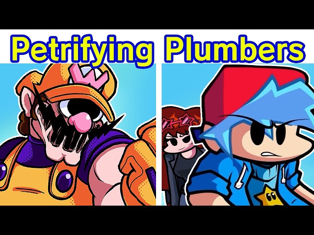 Friday Night Funkin' VS Wario - Petrifying Plumbers DEMO | The Power Star Archives (FNF Mod)