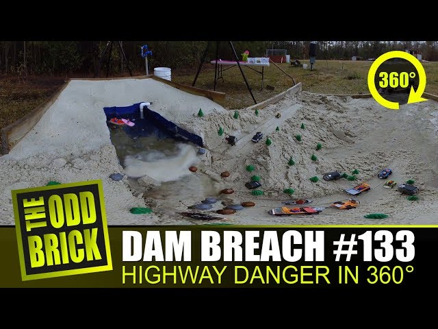 LEGO Dam Breach #133 - Highway Danger in 360