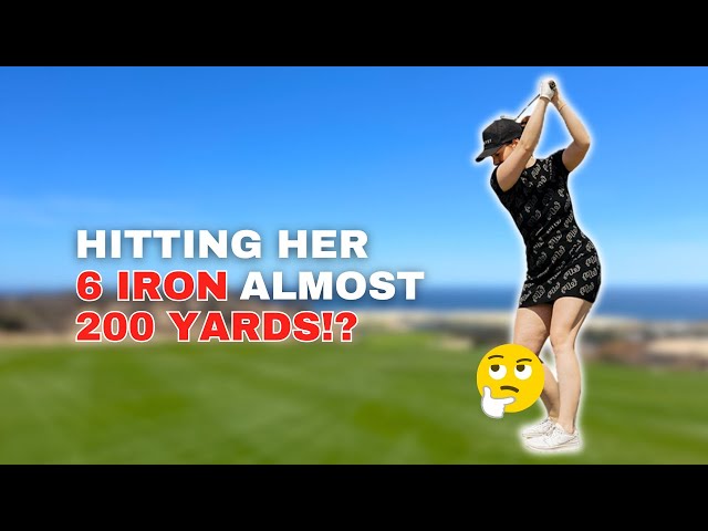 The Ultimate Golf Swing Checklist that has Her Hitting a 6 Iron Almost 200 Yards!