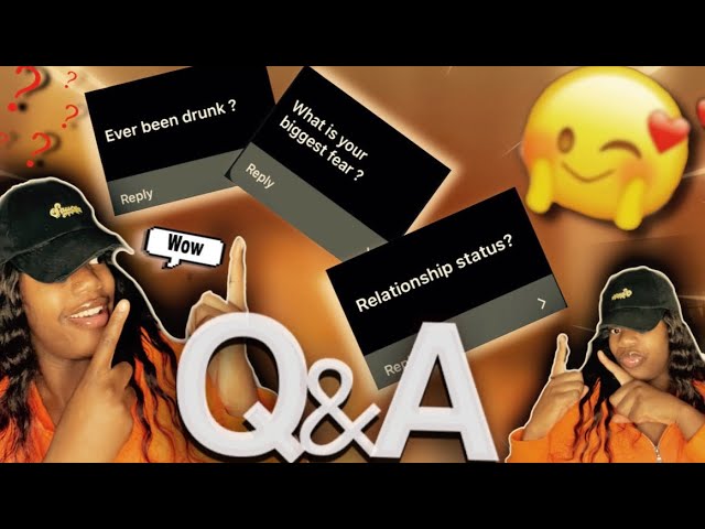 Q&A with me💕first YouTube video