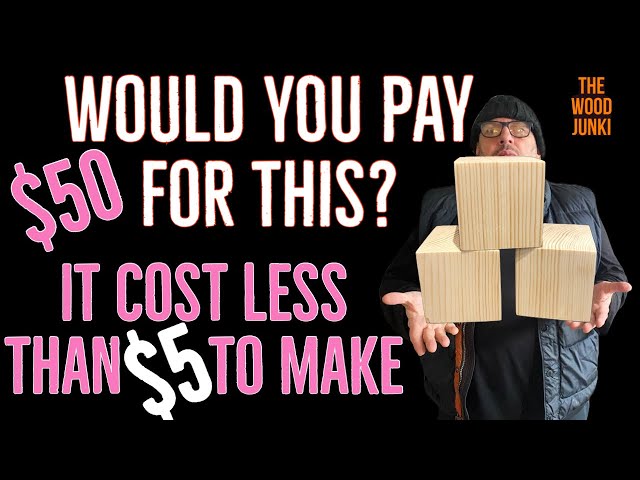 Low Cost Big Profit Woodworking | Easy & Quick