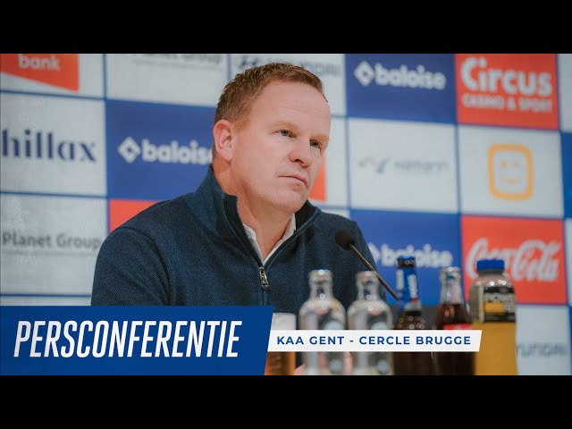 🎙️ Persconferentie na KAA Gent - Cercle Brugge