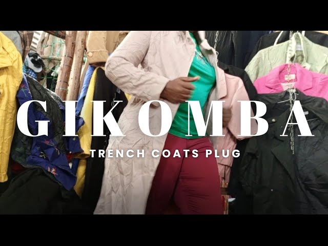 WHERE TO GET TRENCH COATS IN GIKOMBA plus jeans and dresses haul #basicposh #thrifted #gikomba