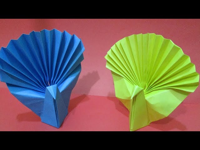 How to make an easy origami peacock | How to make paper peacock || Origami Peacock Easy Instructions