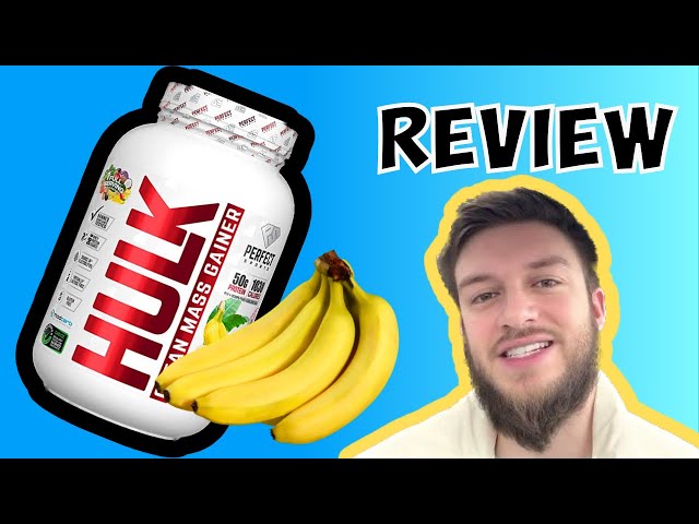 Hulk Clean Mass Gainer Perfect Sports Banana review