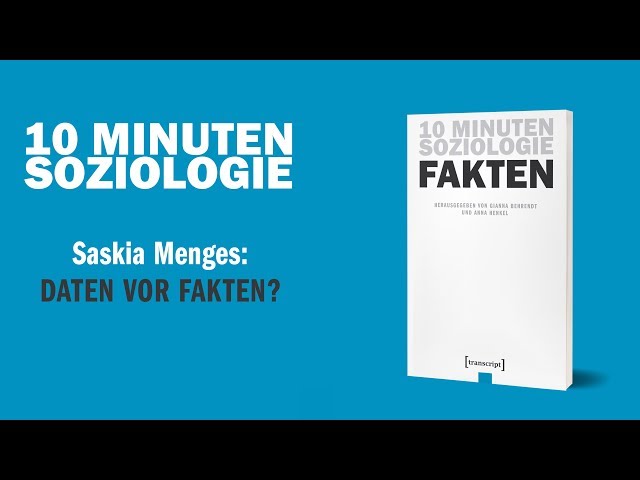 Daten vor Fakten (Saskia Menges) | transcript Verlag