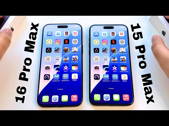 iPhone 16 Pro Max vs iPhone 15 Pro Max SPEED TEST and Benchmarks