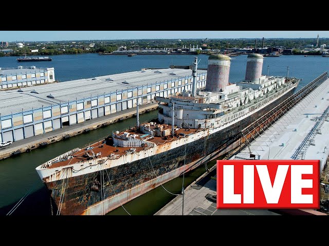 LIVE l Historic SS United States moves from Philadelphia dock