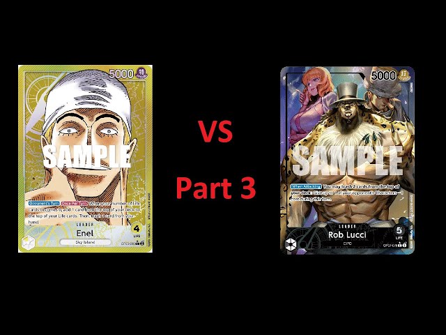 One Piece TCG Enel v Lucci - February 2nd Round 2 Part 3