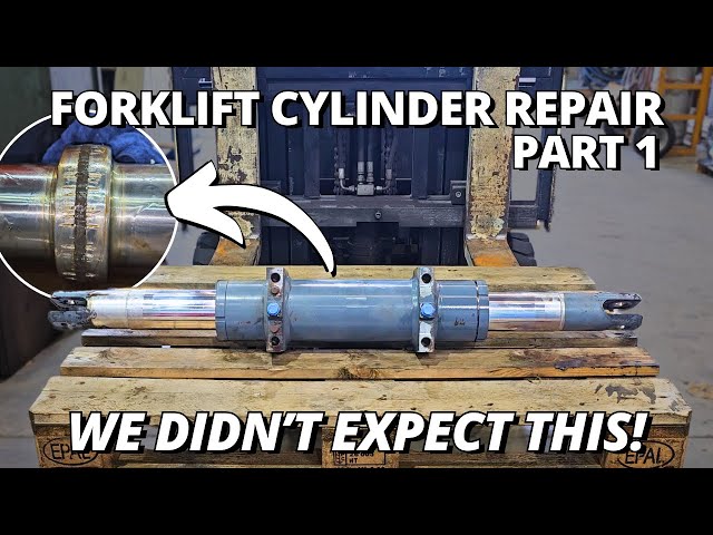 Forklift Cylinder Repair but We DIDN’T Expect THIS! 😱 | Part 1