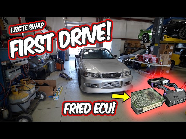 First Start & Drive! - JZX100 1JZ-GTE Swap!