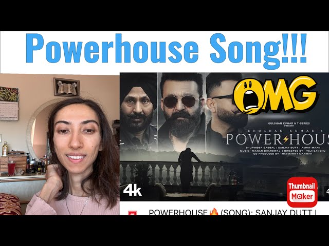 AMERICAN REACTION TO POWERHOUSE SONG! SANJAY DUTT | AMRIT MAAN | BHUPINDER BABBAL