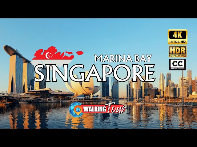 Discovering Marina Bay [Singapore 🇸🇬] 4K HDR Walking Tour