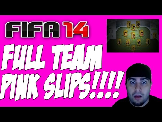 FULL TEAM!! PINK SLIPS!! - Fifa 14 Ultimate Team LIVE