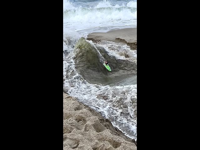 Biggest River Wave Ever Surfed?! #Shorts