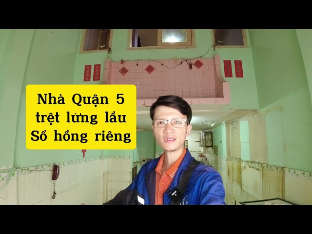 Bán nhà hẻm 900 Trần Hưng Đạo Quận 5, trệt lửng lầu, sổ hồng riêng (đi hẻm 555 Phan Văn Trị gần hơn)