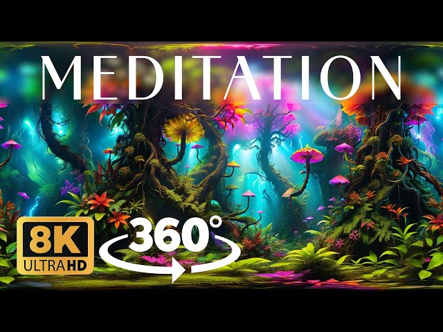 Creative Awakening Meditation [8K] 360° VR | Ethereal Forest Experience