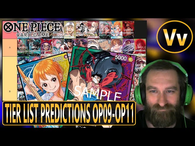 One Piece TCG: Time for the Tier List! Going Over All Leaders up to OP09 and Predicting up to OP11