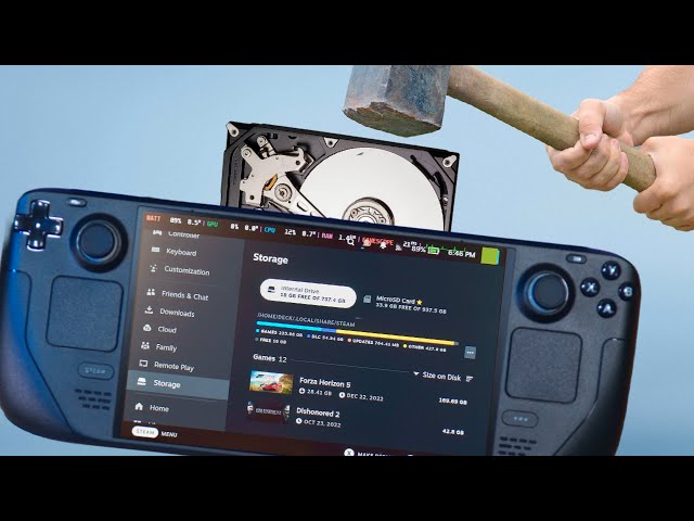 Steamdeck SSD Upgrade Guide: Unleashing iFixit 2TB Upgrade Kit.