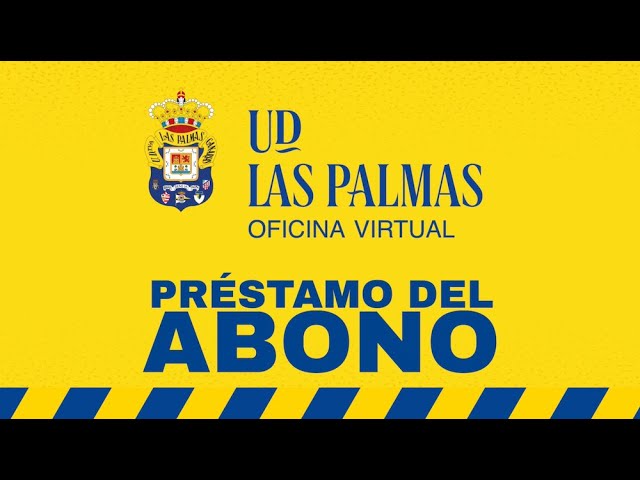 Tutorial: ¿Cómo ejercer el préstamo del abono? | UD Las Palmas