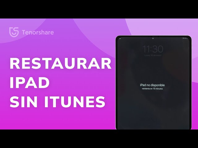 4 formas para restaurar iPad 2022