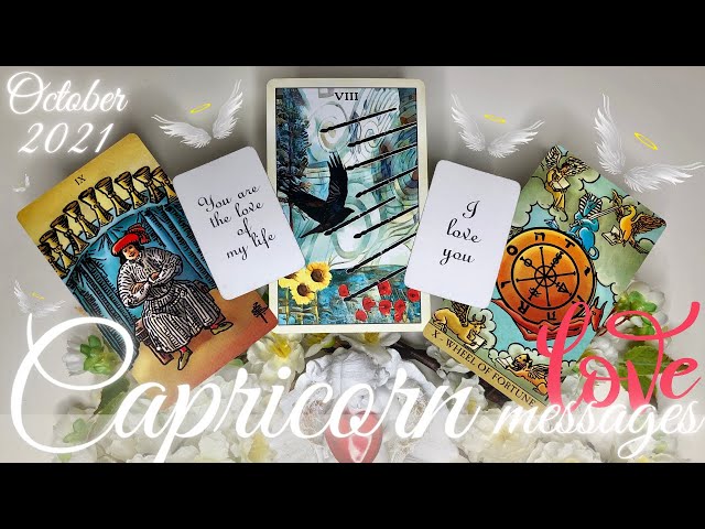 CAPRICORN LOVE MESSAGES 💌 YOUR READING MADE ME CRY AGAIN!! LOVE TAROT READING OCTOBER 2021 SOULMATE