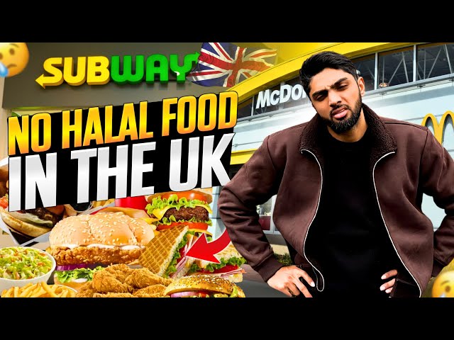 Sara Din Bhokha Rehna Pra😭 | NO HALAL FOOD in the UK🤮