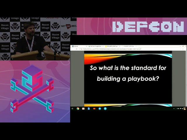 DEF CON 25 Recon Village - Tyler Rorabaugh - DFIR Automation Orchestration Tools For OSINT Recon