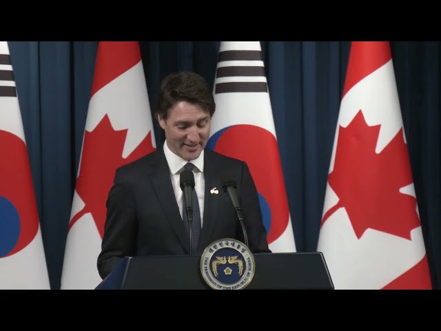 Prime Minister Justin Trudeau strengthens ties with the Republic of Korea