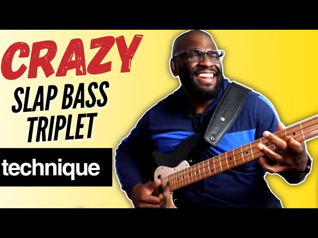 Sick Triplet technique to add to your slap grooves! 3 Steps!