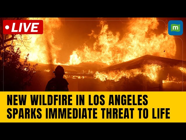 Los Angeles Wildfire | New wildfire in Los Angeles, sparks 'immediate threat to life' warning | N18G