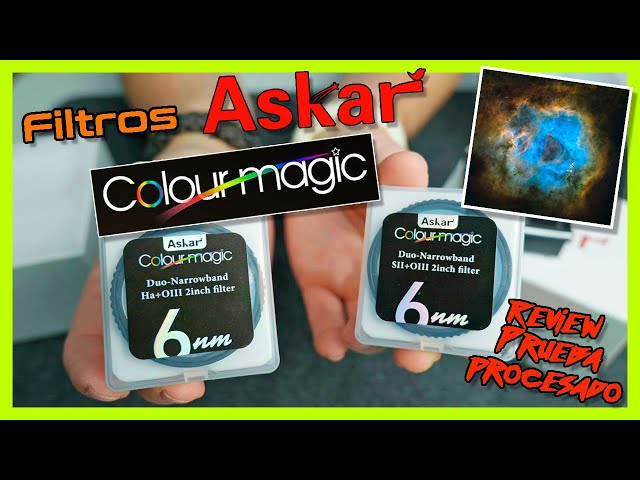 👉ASKAR COLOURMAGIC FILTERS 6NM Ha-OIII / OIII-SII | REVIEW, TEST AND HOW TO PROCESS | 🔭