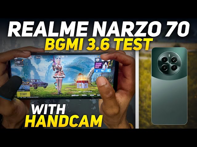 REALME NARZO 70 5G PUBG BGMI GAMING TEST AFTER 3.6 UPDATE 🔥 NARZO 70 5G DETAILED GAMING REVIEW