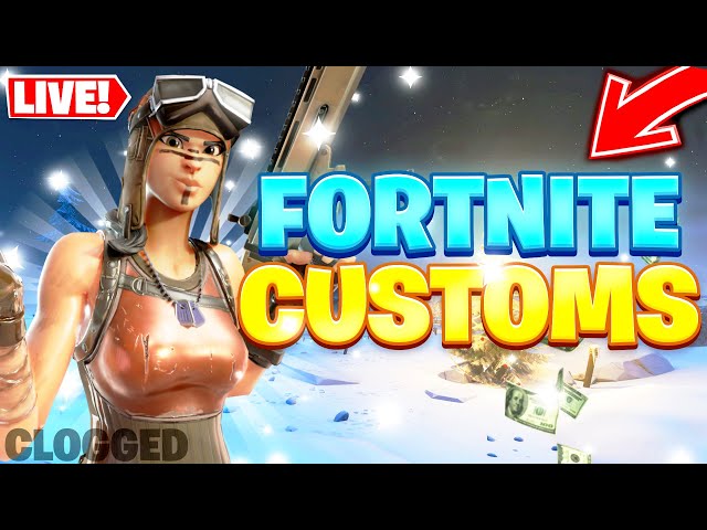 🔴FORTNITE LIVE! 1 WIN = VBUCK CUSTOMS FOR VBUCKS FORTNITE FASHION SHOWS | SIMON SAYS | HIDE AND SEEK