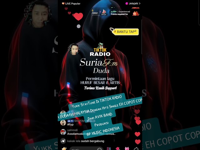 TikTok RADIO SURIA DUDA FM MALAYSIA | AVIK BAND - EH COPOT COPOT