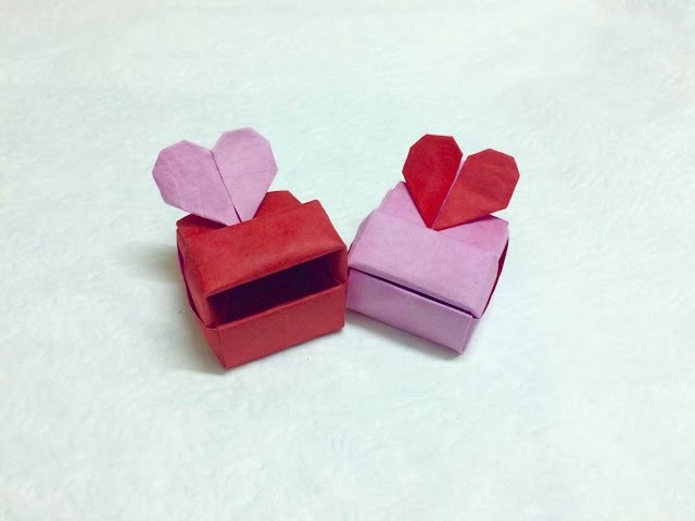 Tutorial: Origami Love box (Heart box) - PaperPh2