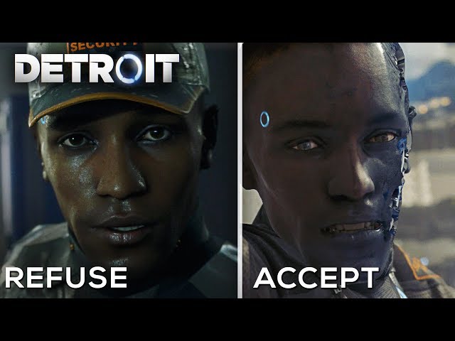 Refuse vs Accept John (Good and Bad Consequences) - DETROIT BECOME HUMAN