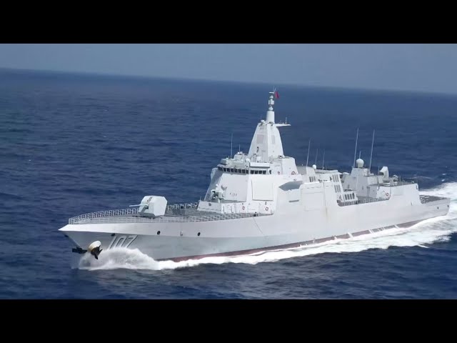 Chinese Navy fleet conducts combat drill in Pacific