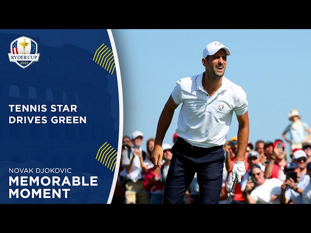 Novak Djokovic Drives Par 4 | All-Star Match | 2023 Ryder Cup