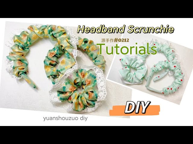 Easiest Way to Make a Hair Scrunchie hair band|EASY DIY |Handmade Hair Accessories #tutorial#sewing