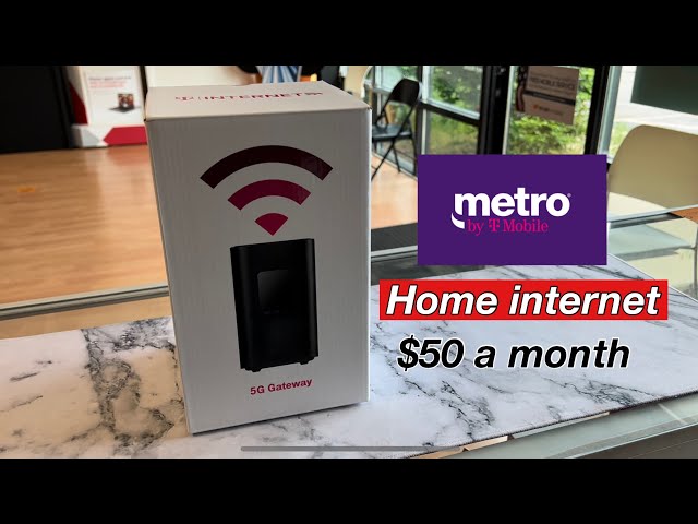 5G Home Internet Metro By T-Mobile 5G Gateway unboxing and set up