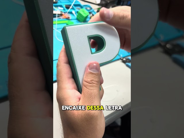 Transforme suas Ideias em Realidade: Letras Caixa Iluminadas com Impressão 3D!